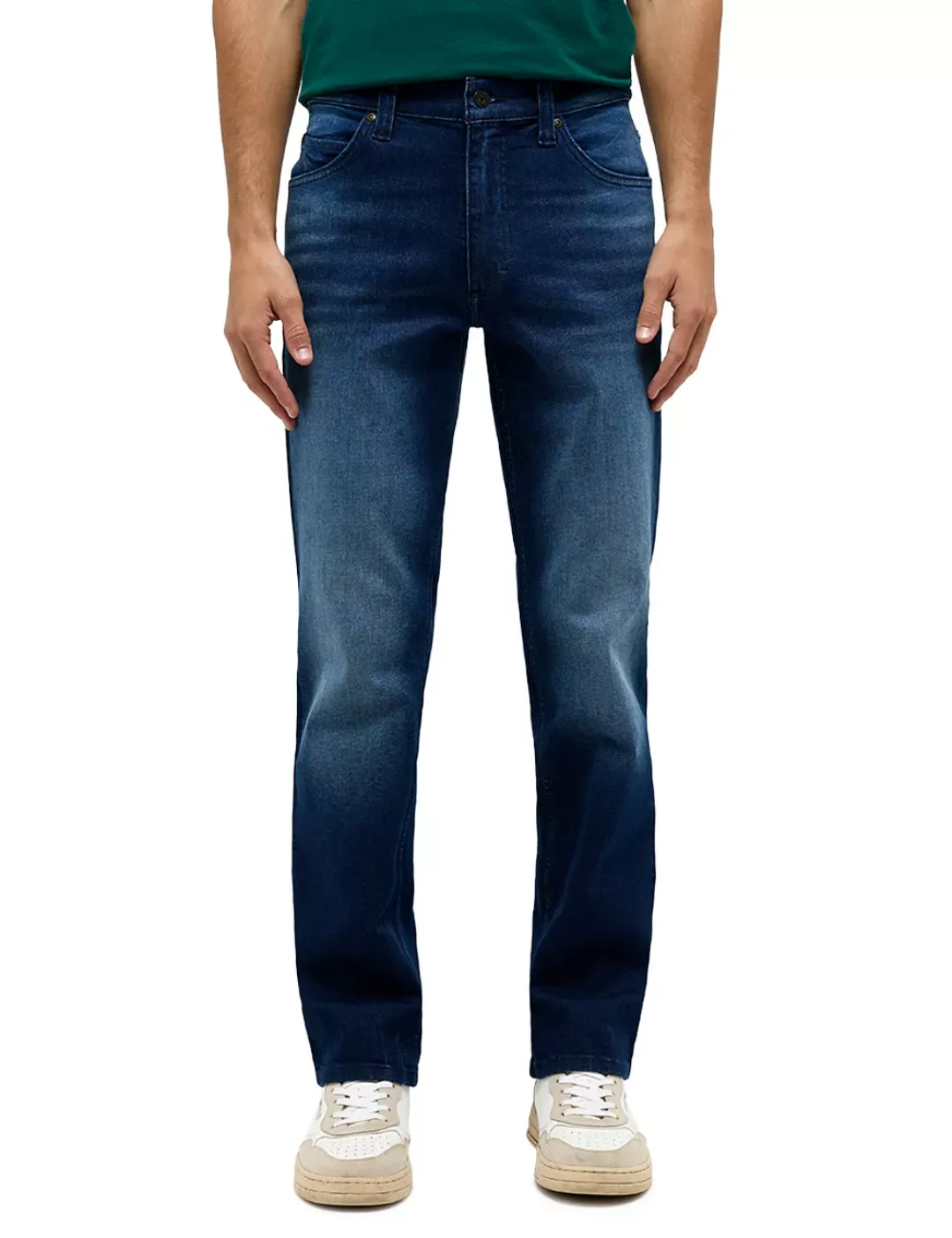 Mustang Jeans Tramper Straight Fit authentice blue used extra lang günstig online kaufen