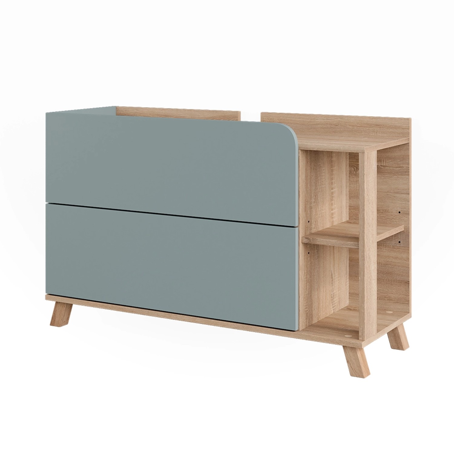 Vicco Waschbeckenunterschrank Karen Sonoma/Blau 100 x 65 cm mit 2 Türen und günstig online kaufen
