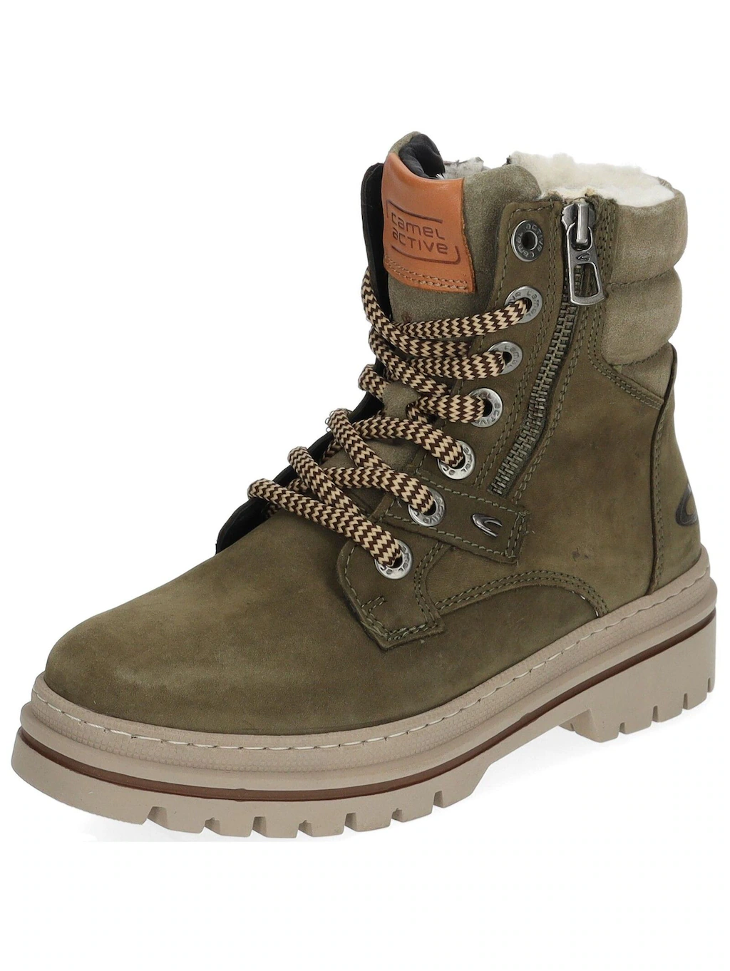 camel active Schnürstiefelette "camel active Stiefelette Leder" günstig online kaufen