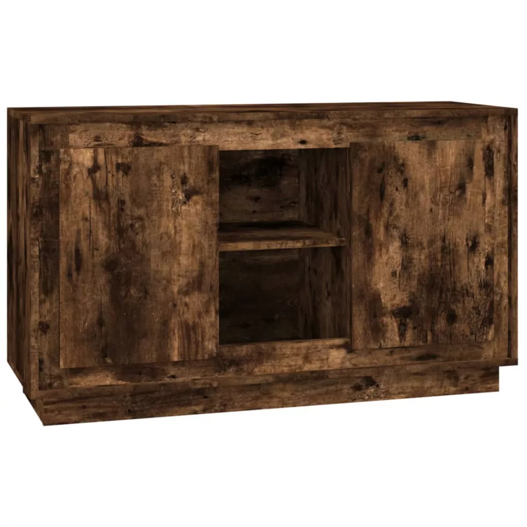 Vidaxl Sideboard Räuchereiche 102x35x60 Cm Holzwerkstoff günstig online kaufen