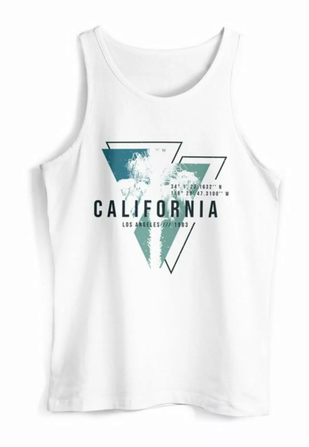 Neverless Tanktop Herren Tank-Top California Los Angeles Surfing Motiv Somm günstig online kaufen