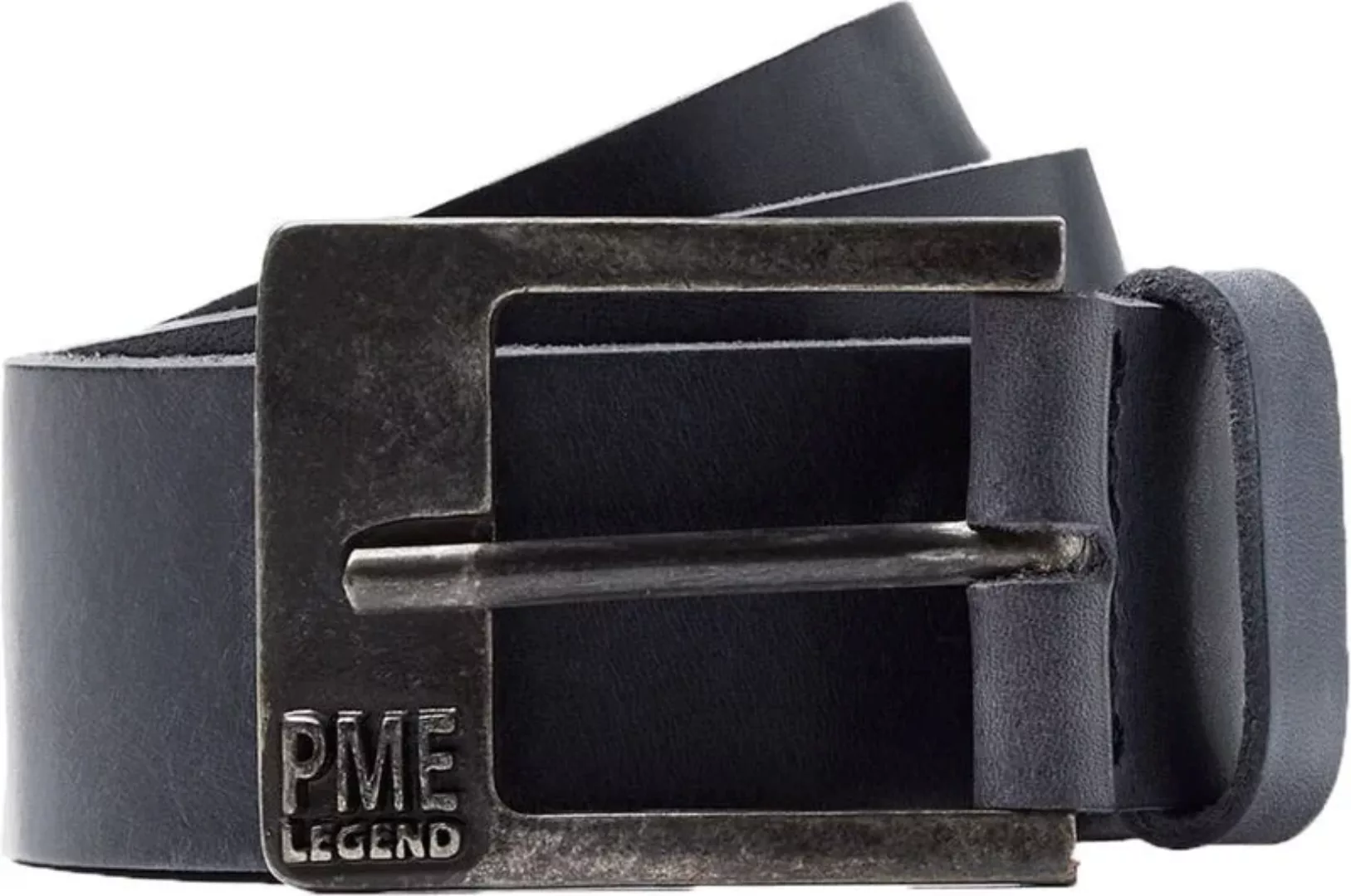 PME Legend Ledergürtel Dunkelblau - Größe 85 günstig online kaufen