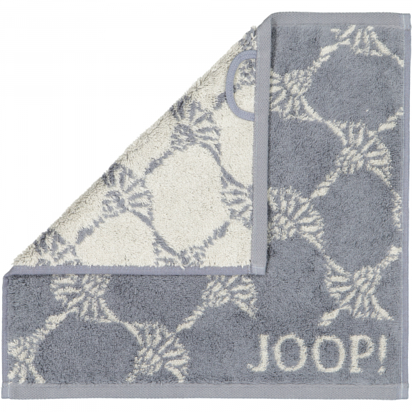 JOOP! Cornflower 1611 - Farbe: Anthrazit - 77 - Seiflappen 30x30 cm günstig online kaufen