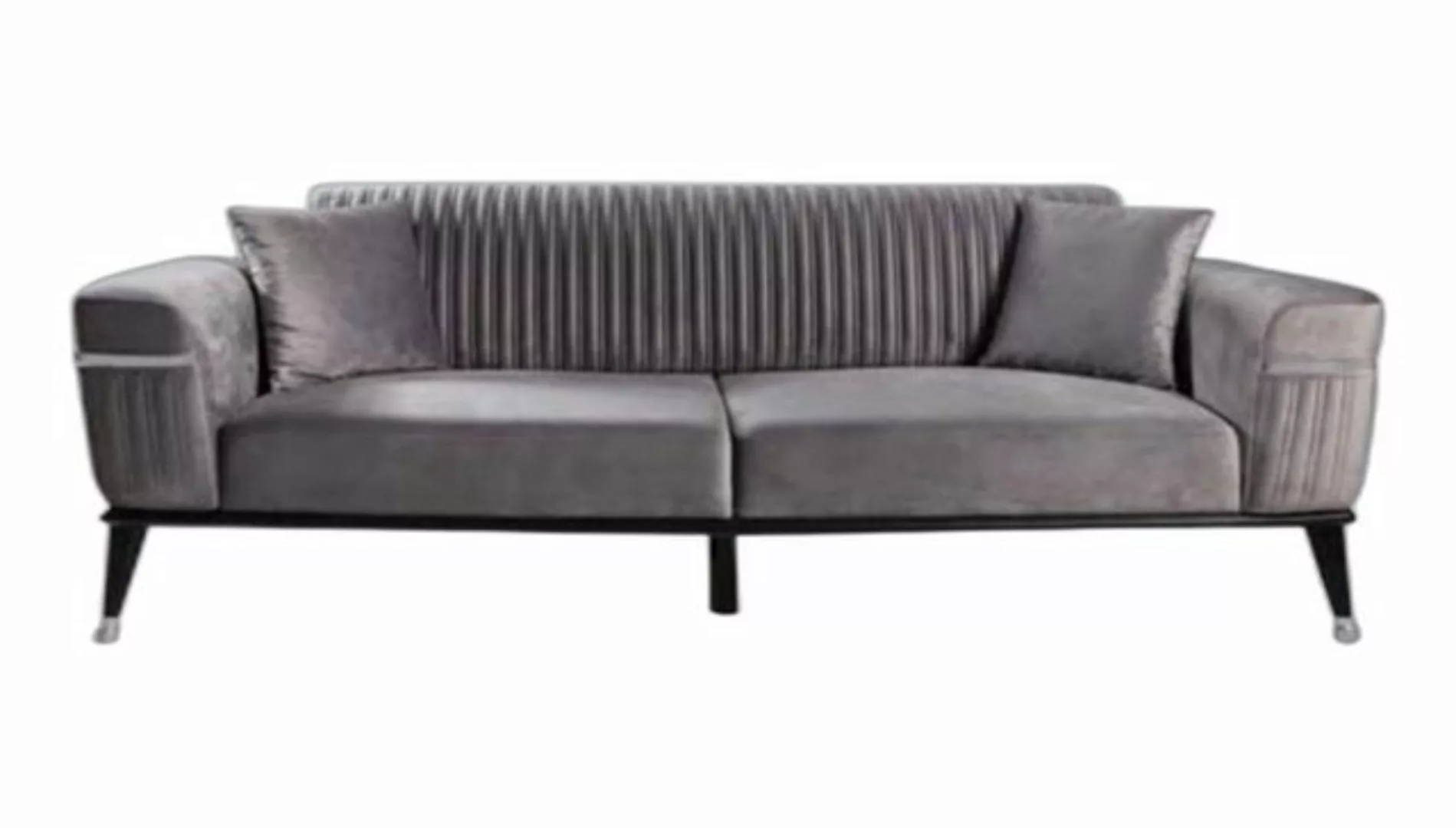 Xlmoebel Sofa Elegante Wohnzimmer-Sofa in Grau, stilvolle Couchmöbel, 1 Tei günstig online kaufen