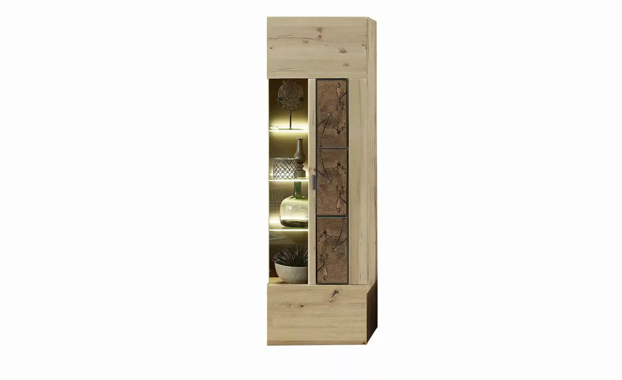 uno Hängevitrine  Madera II ¦ holzfarben ¦ Maße (cm): B: 52 H: 169 T: 37 Sc günstig online kaufen