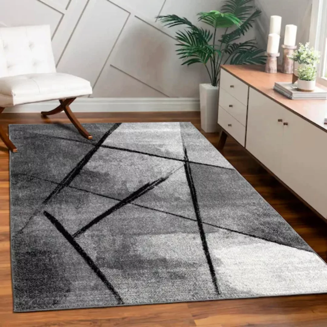Paco Home Teppich »Mondial 113«, rechteckig, Kurzflor, modernes abstraktes günstig online kaufen