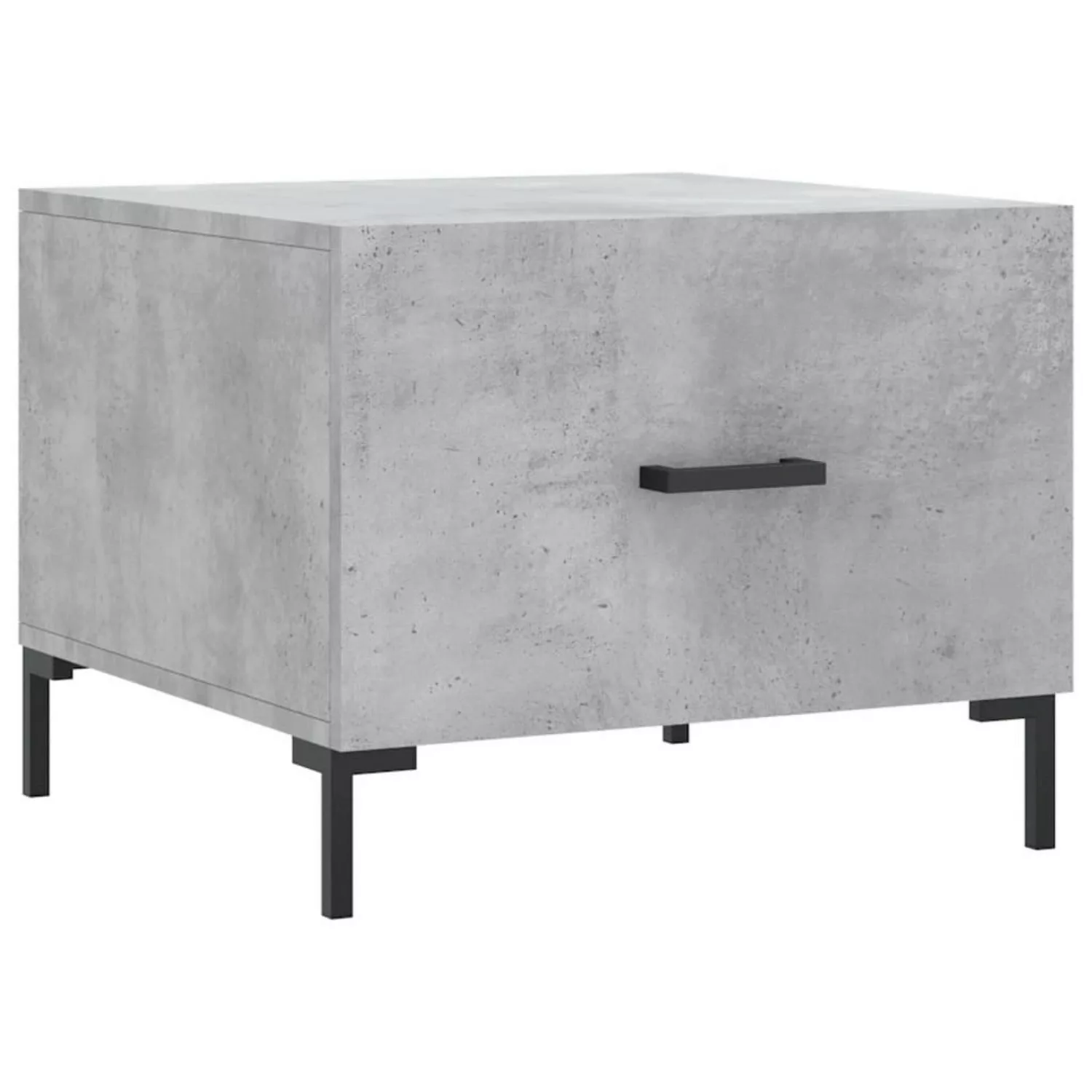 vidaXL Couchtisch Betongrau 50x50x40 cm Holzwerkstoff Modell 4 günstig online kaufen