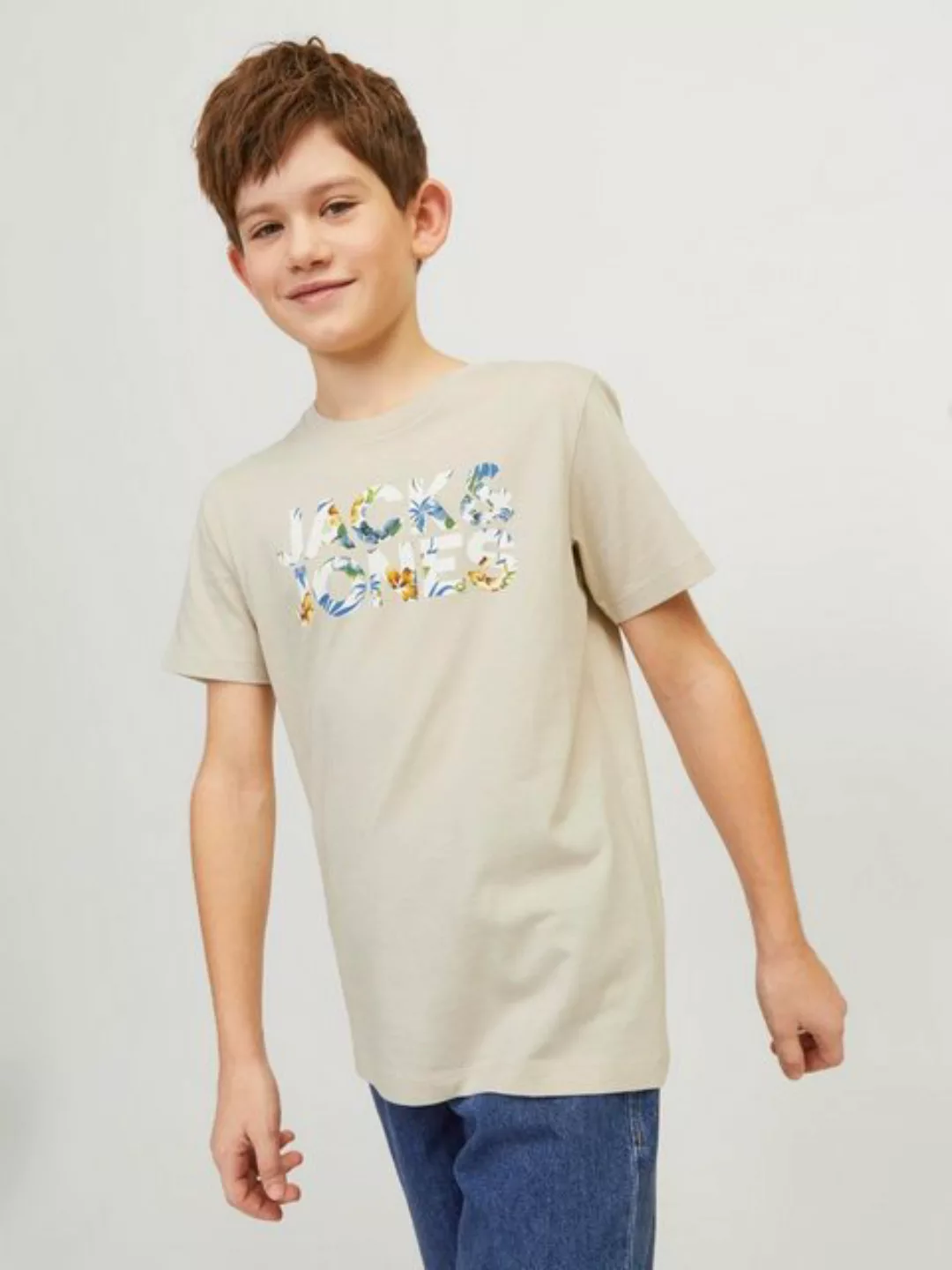 Jack & Jones Junior Kurzarmshirt JJEJEFF CORP LOGO TEE SS O-NECK SN JNR günstig online kaufen