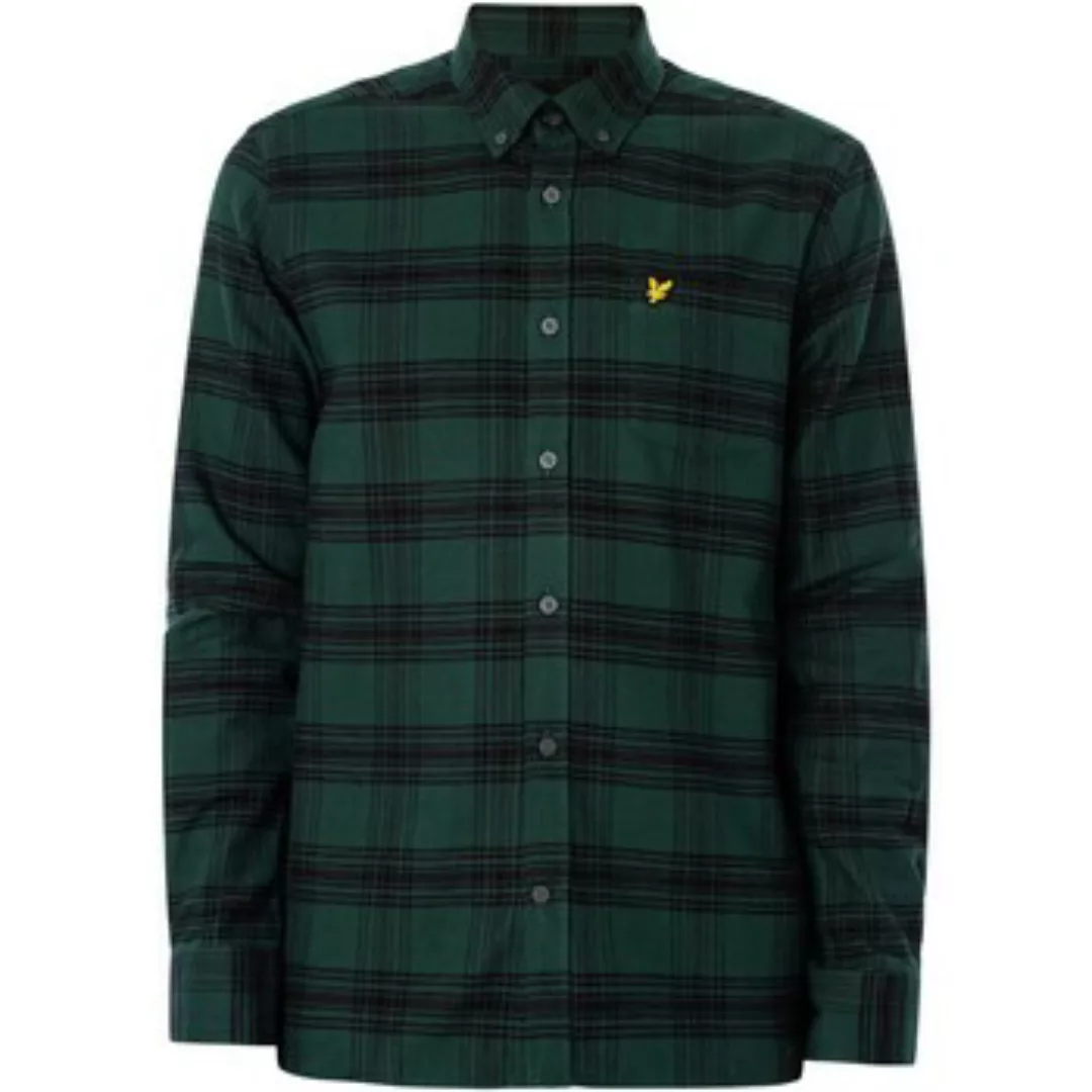 Lyle & Scott  Hemdbluse Flanellhemd mit Ton in Ton kariertem Karomuster günstig online kaufen