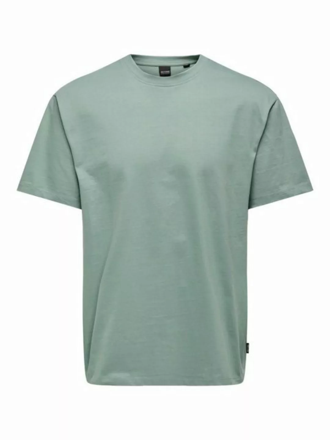 ONLY & SONS T-Shirt - oversize kurzarm Shirt - Basic T-Shirt einfarbig - un günstig online kaufen