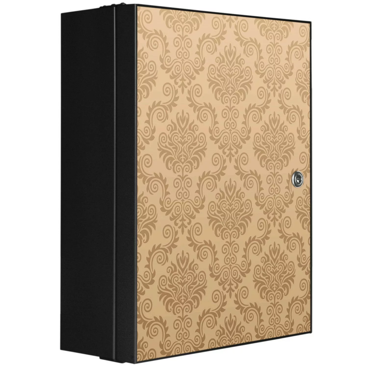 Banjado XXL Medizinschrank Abschliessbar 35x46x15cm Arzneischrank Anthrazit günstig online kaufen