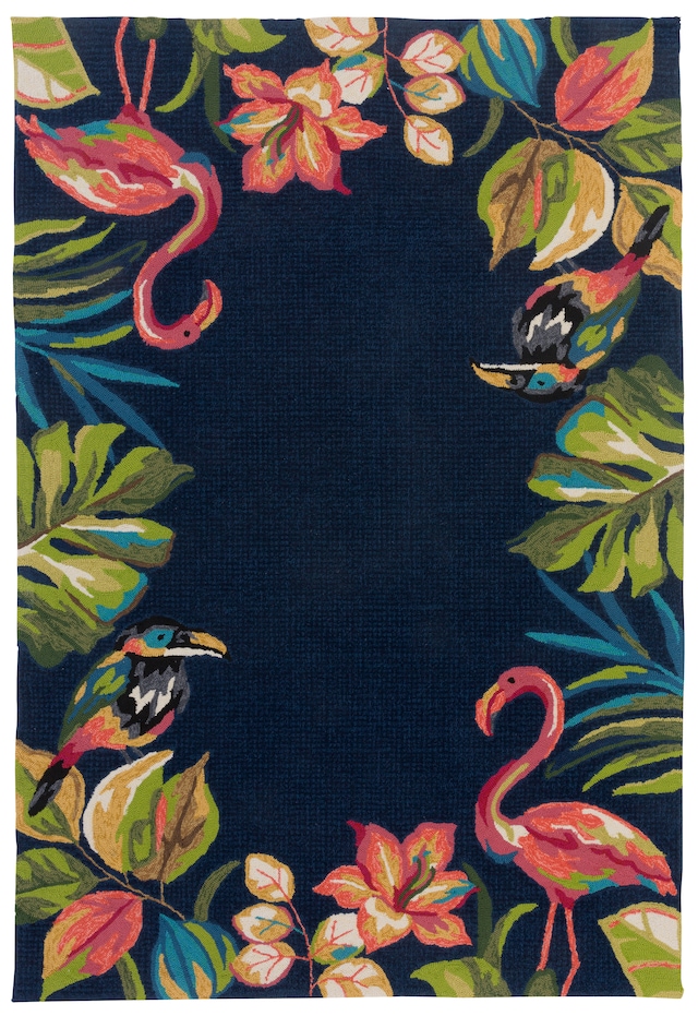 Gino Falcone Teppich »Rosetta 020 Flamingos«, rechteckig, 15 mm Höhe, beson günstig online kaufen