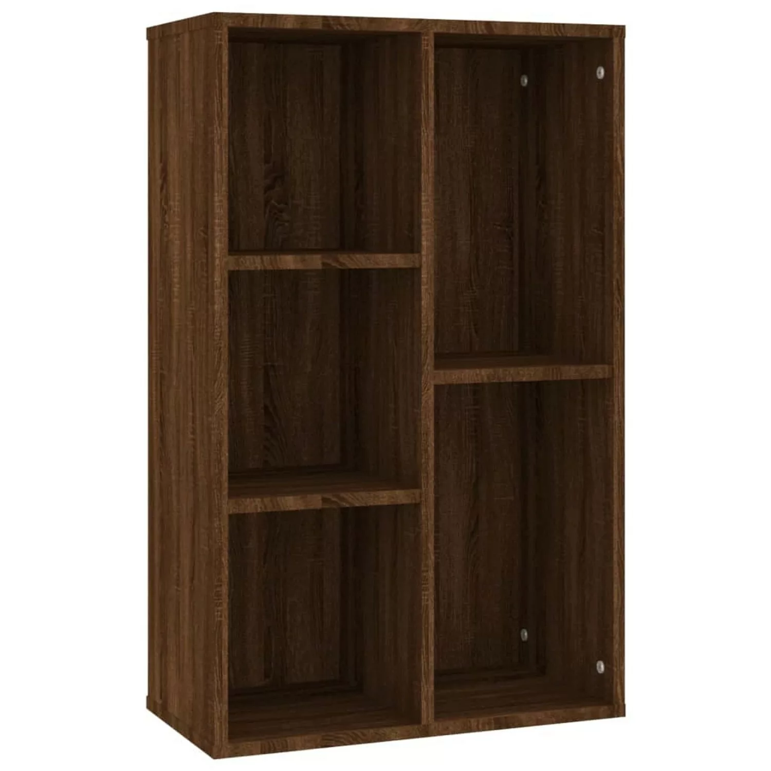 Vidaxl Bücherregal/sideboard Braun Eiche 50x25x80 Cm Holzwerkstoff günstig online kaufen