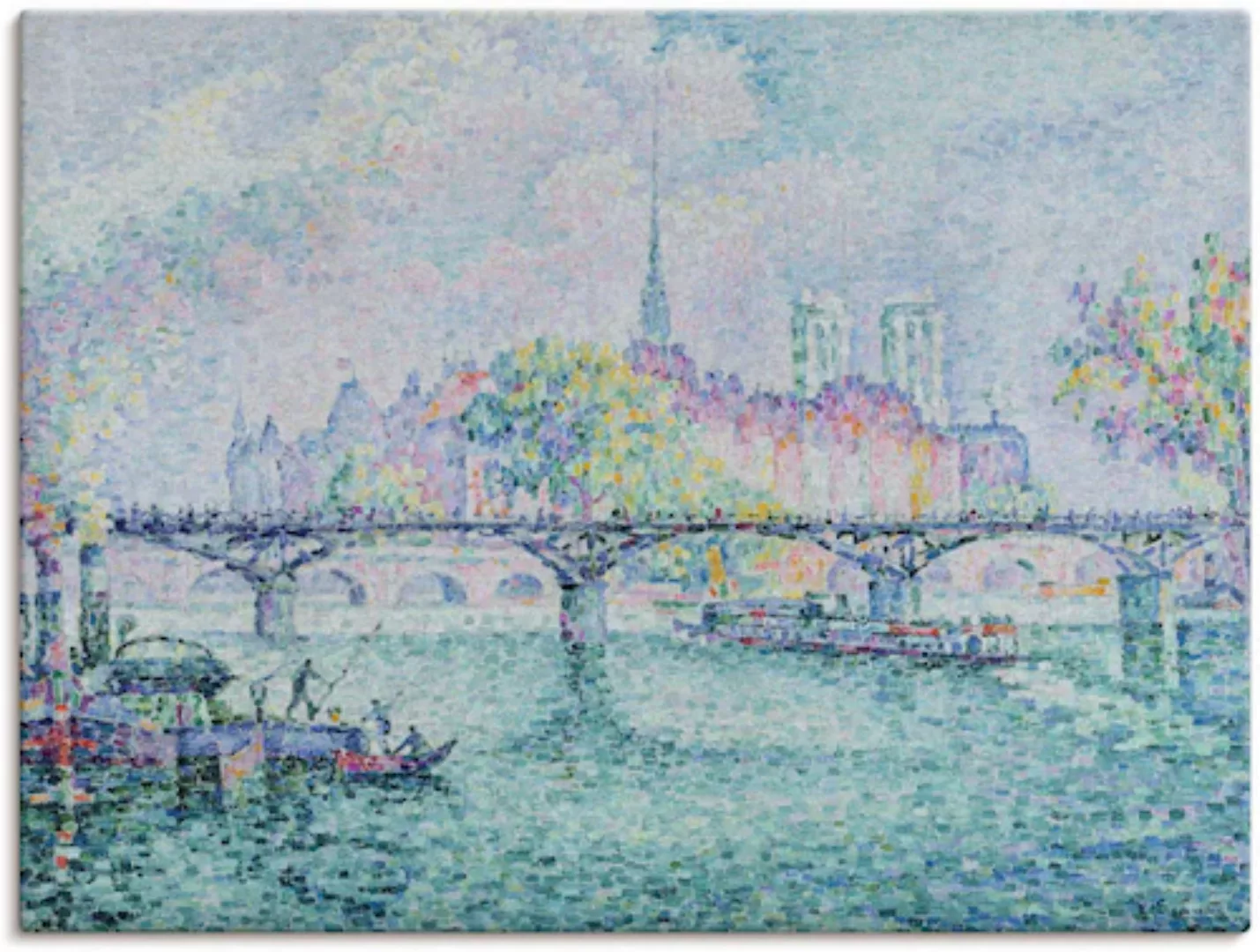 Artland Leinwandbild »Paris, Blick zur Ile de la Cité. 1913«, Europa, (1 St günstig online kaufen