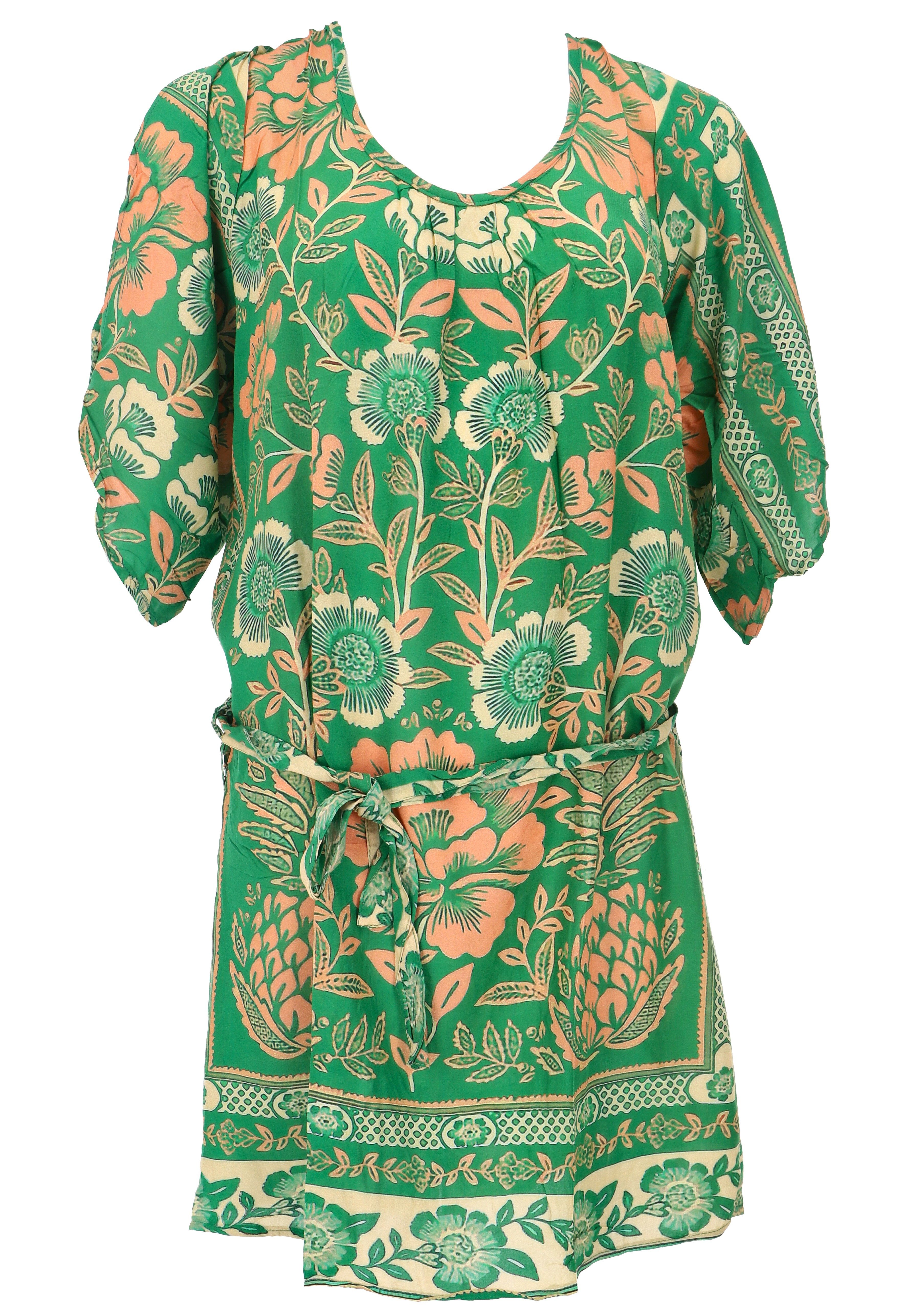 Guru-Shop Longbluse Luftige Maxitunika, Boho Sommertunika,.. günstig online kaufen