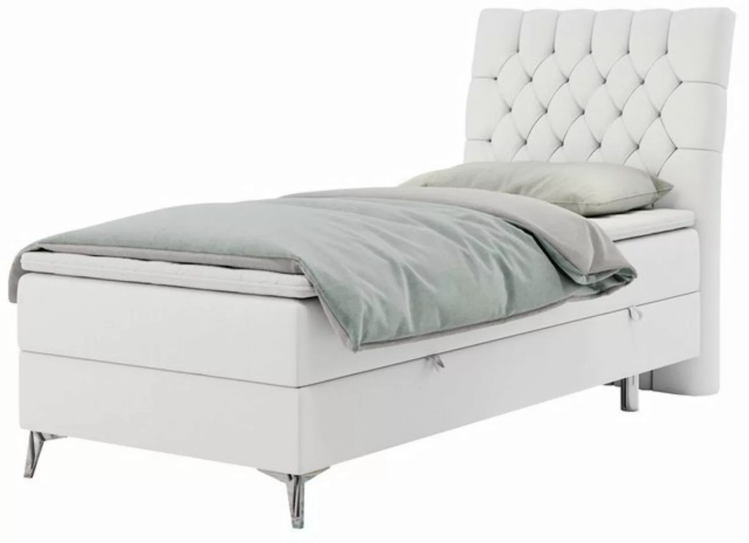 MKS MÖBEL Boxspringbett MILEN (Set, Packung, H3-Matratze, Topper T25, T30-S günstig online kaufen