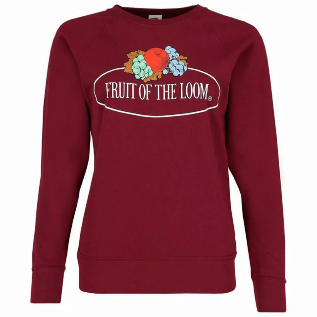 Fruit of the Loom Sweatshirt leichtes Damen Sweatshirt mit Vintage-Logo günstig online kaufen