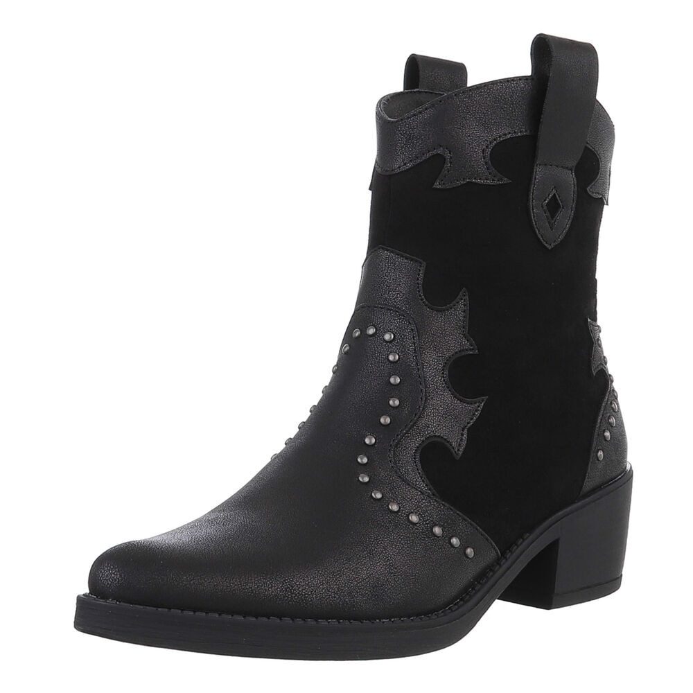 Ital-Design Damen Cowboyboots Western Westernstiefelette (88577310) günstig online kaufen