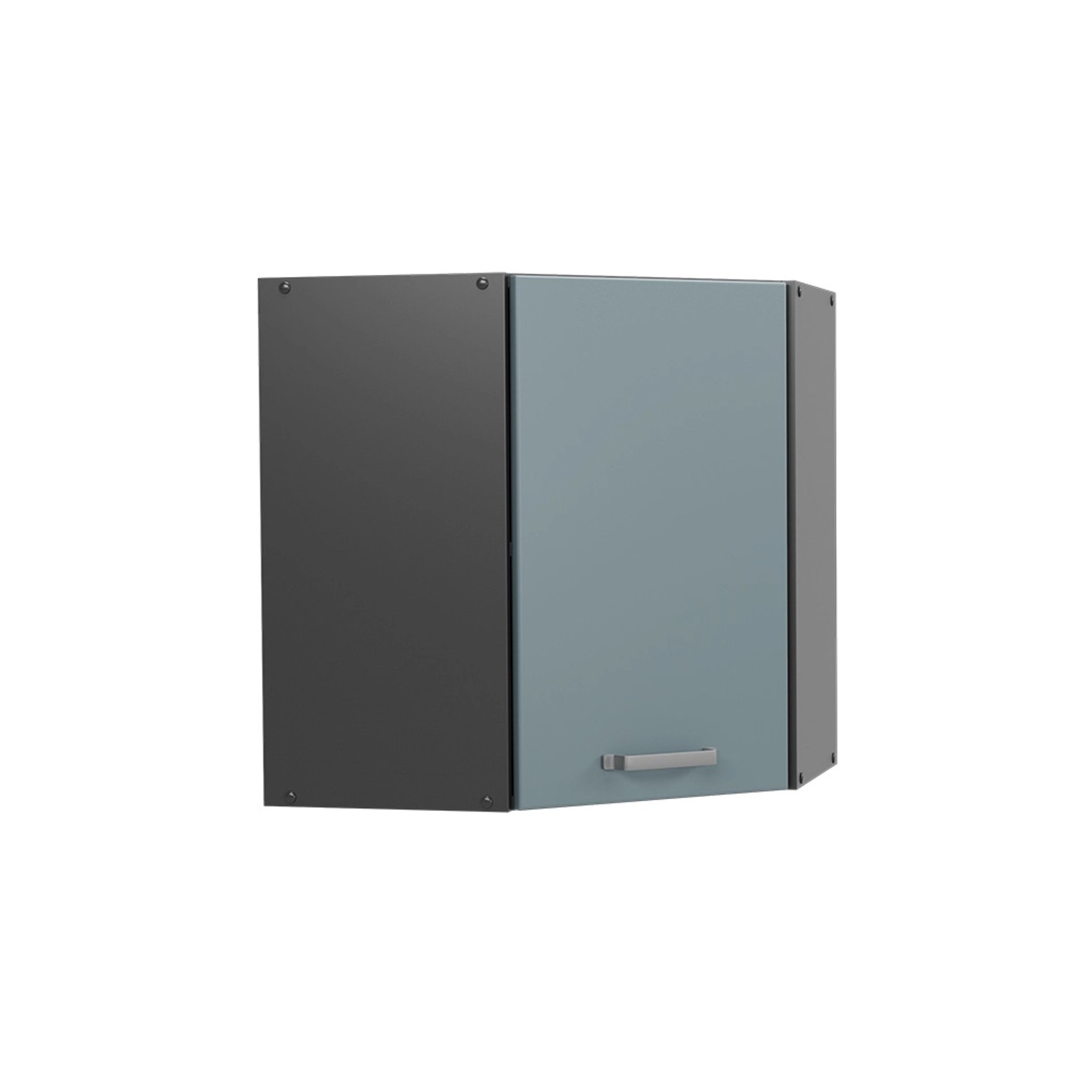 Vicco Eckhängeschrank R-Line, Blau-Grau/Anthrazit, 57 cm günstig online kaufen
