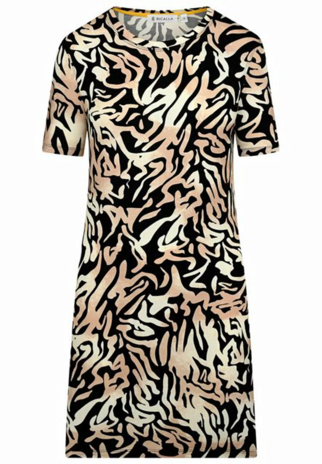 BICALLA T-Shirt Shirt Dress Leo - 21/black-white (1-tlg) günstig online kaufen