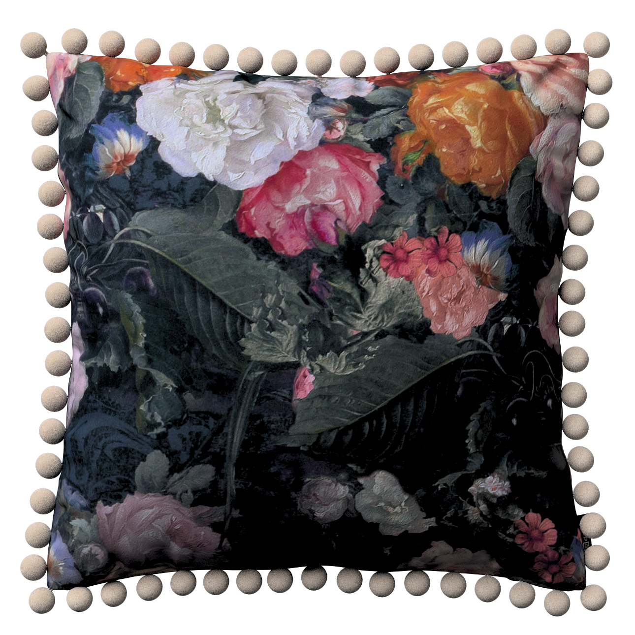 Kissenhülle Wera mit Bommeln, bunt, 45 x 45 cm, Gardenia (161-02) günstig online kaufen