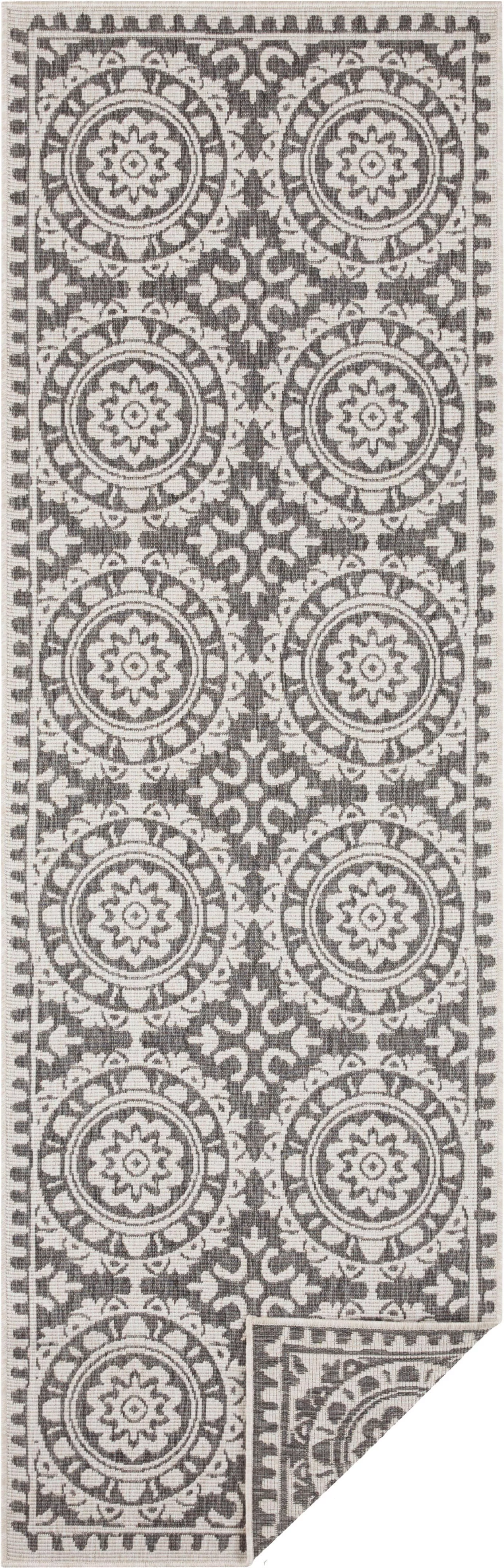 NORTHRUGS Läufer »Jardin«, rechteckig, Wendeteppich, In-& Outdoor, Vintage, günstig online kaufen