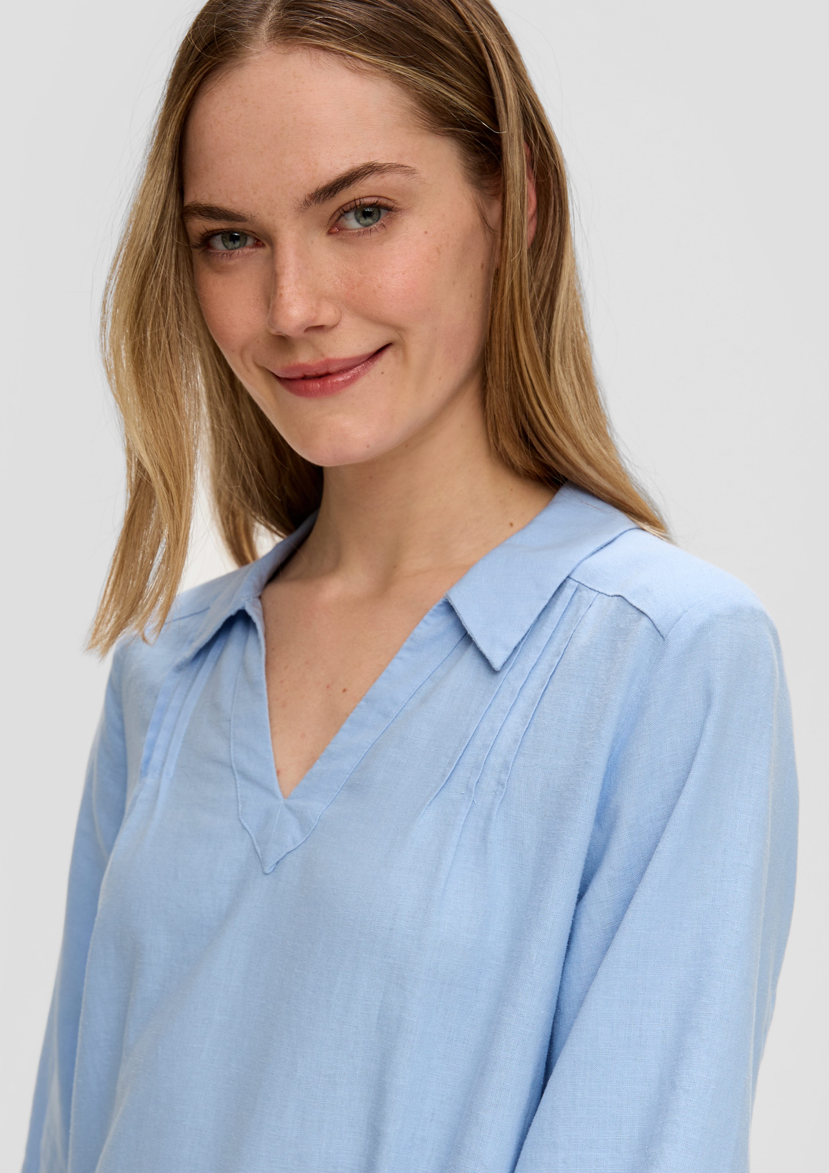 s.Oliver Minikleid Kurzes Leinenkleid günstig online kaufen