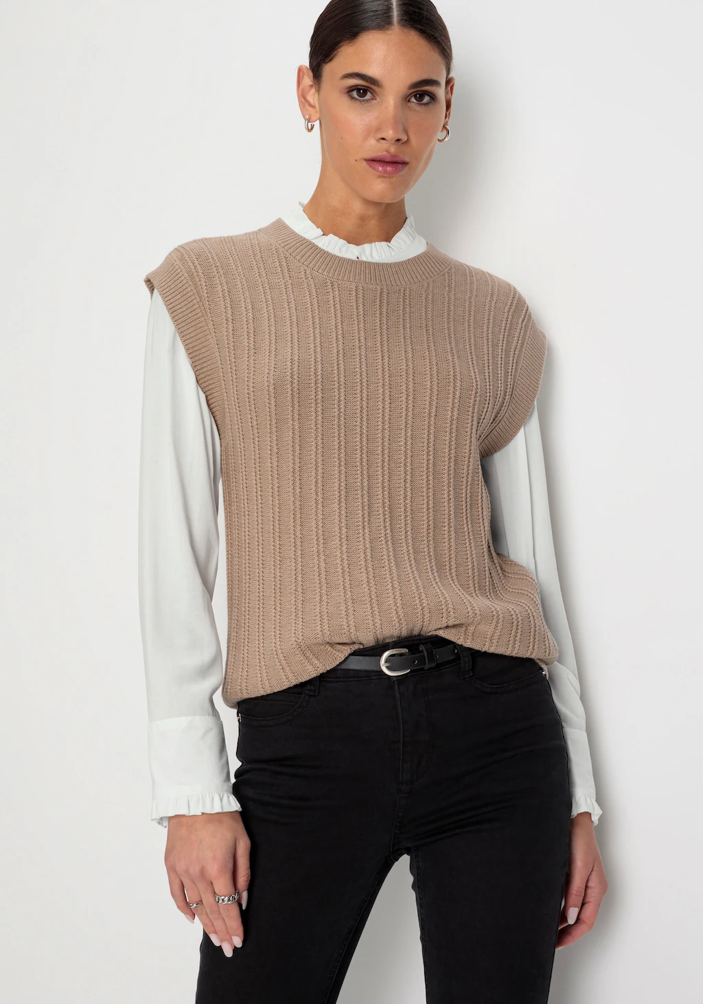 HECHTER PARIS Pullunder, mit Strickmuster günstig online kaufen
