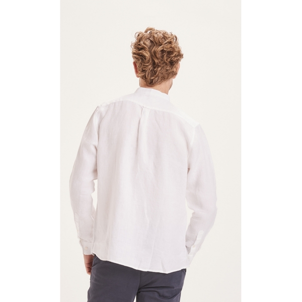 Leinenhemd - Larch Ls Linen Stand Collar Shirt günstig online kaufen