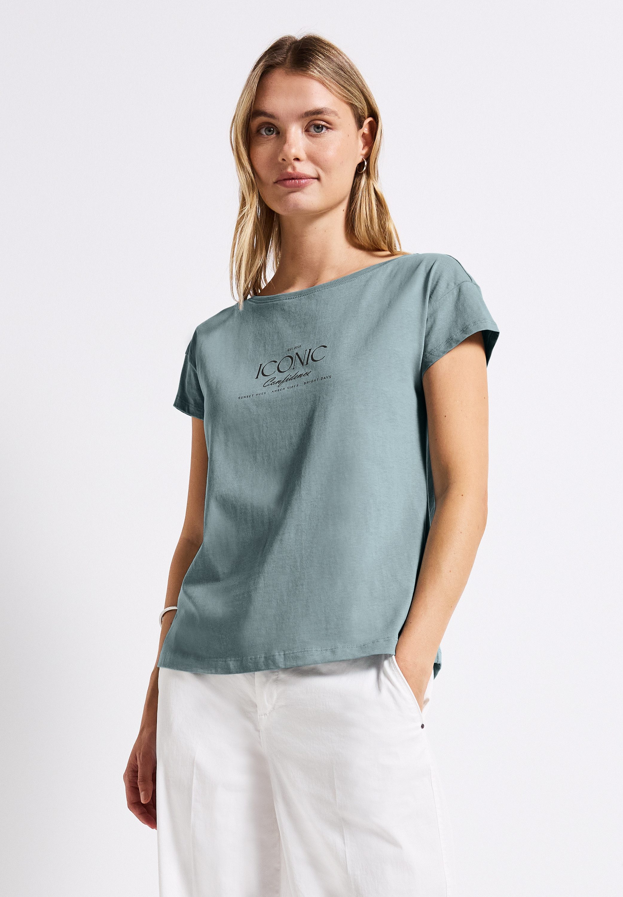 STREET ONE T-Shirt, aus reiner Baumwolle günstig online kaufen