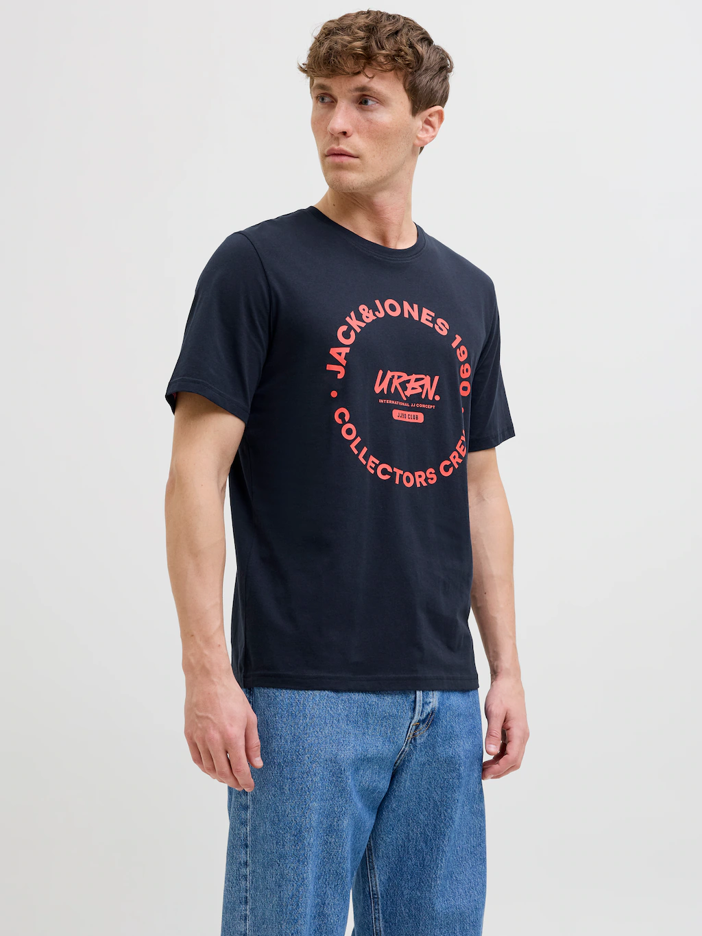 Jack & Jones Rundhalsshirt "JJSIMON TEE SS CREW NECK" günstig online kaufen