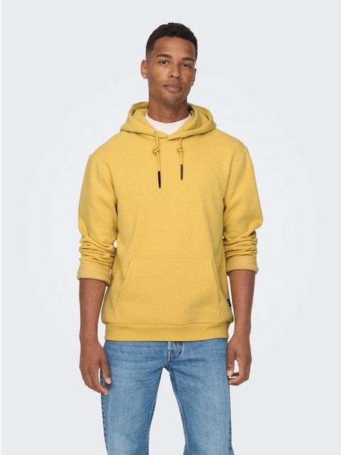 ONLY & SONS Hoodie Weicher Kapuzen Pullover Basic Hoodie ONSCERES 5425 in G günstig online kaufen