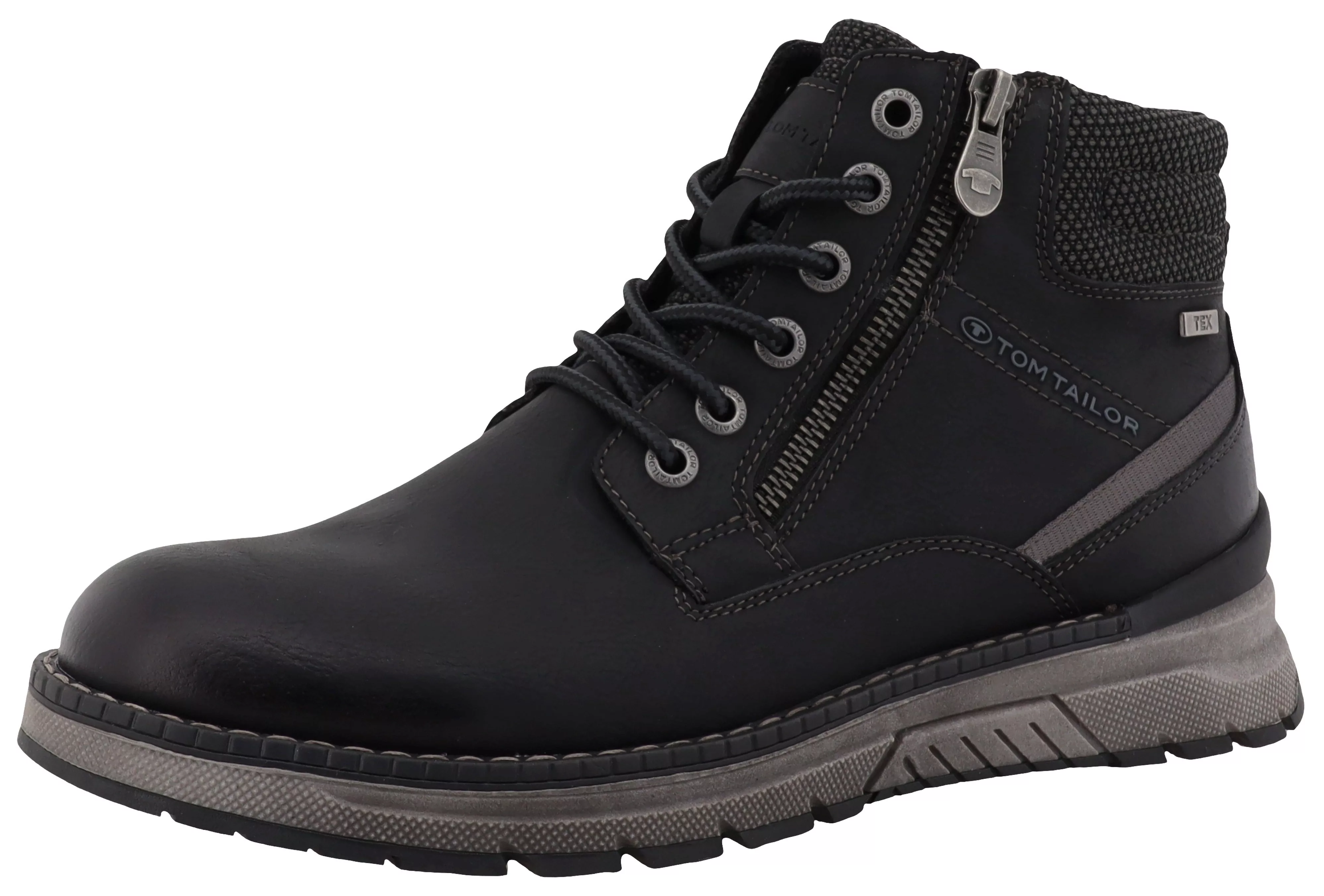 TOM TAILOR Schnürboots, Herbstmode, Outdoorschuh mit gepolstertem Schaftran günstig online kaufen