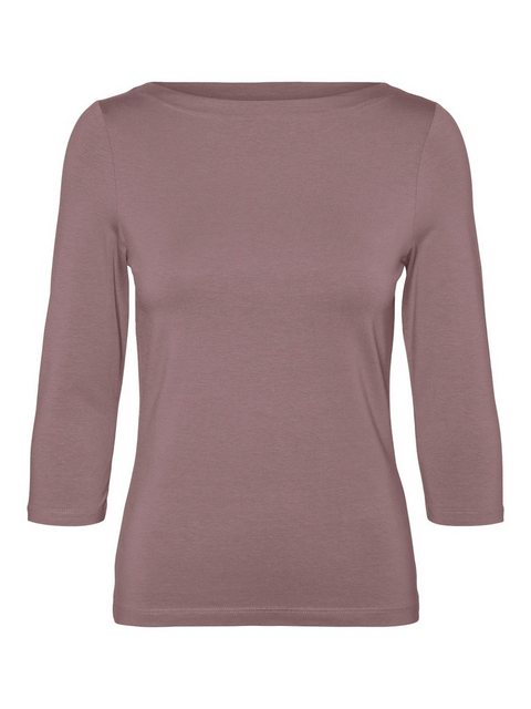 Vero Moda T-Shirt U-Boot-Ausschnitt Oberteil VMPANDA 5248 in Altrosa günstig online kaufen