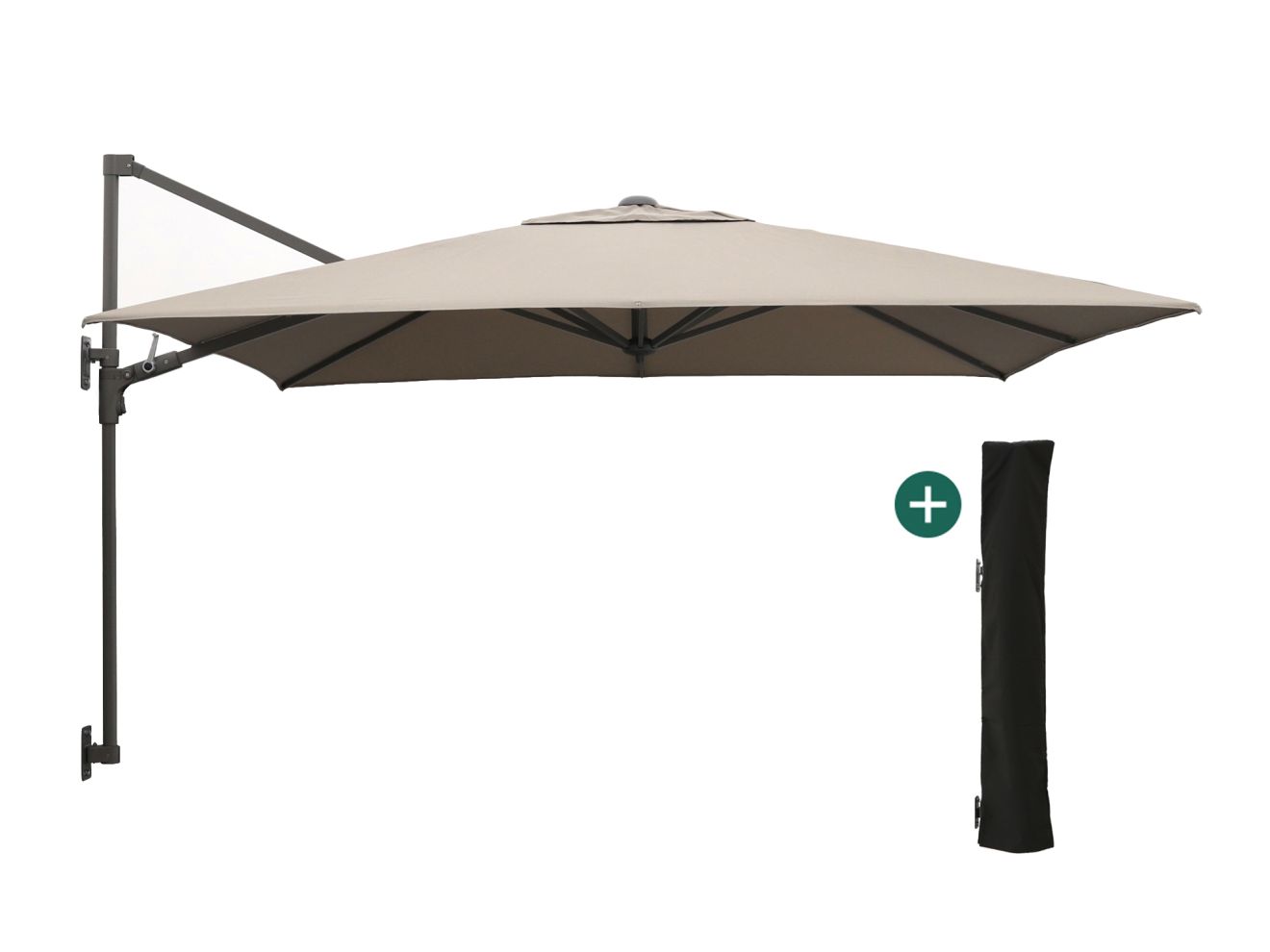 Shadowline Wandsonnenschirm 250x250 cm günstig online kaufen