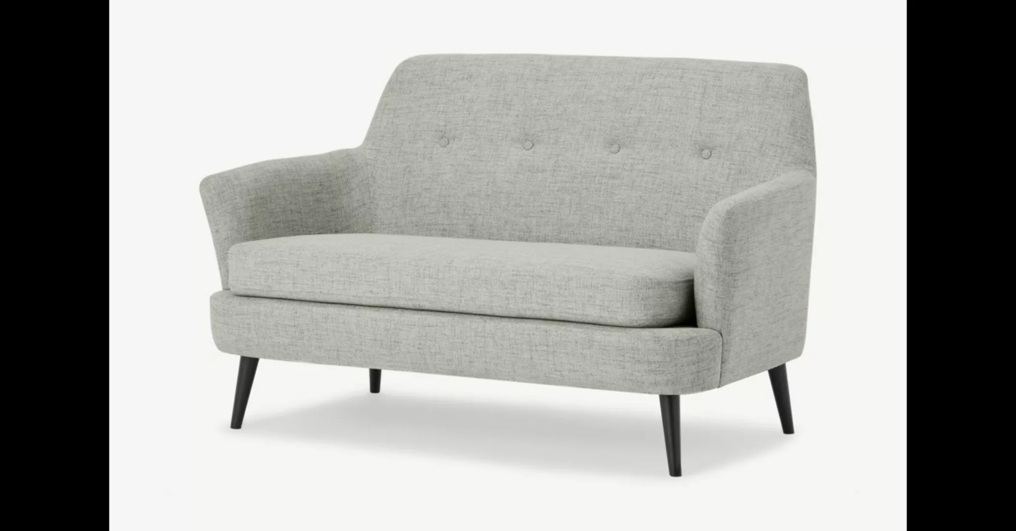Verne 2-Sitzer Sofa, Blassgrau - MADE.com günstig online kaufen