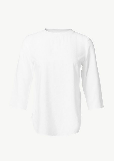 comma casual identity 3/4-Arm-Shirt Bluse aus Jacquard mit T-Shirt-Ausschni günstig online kaufen