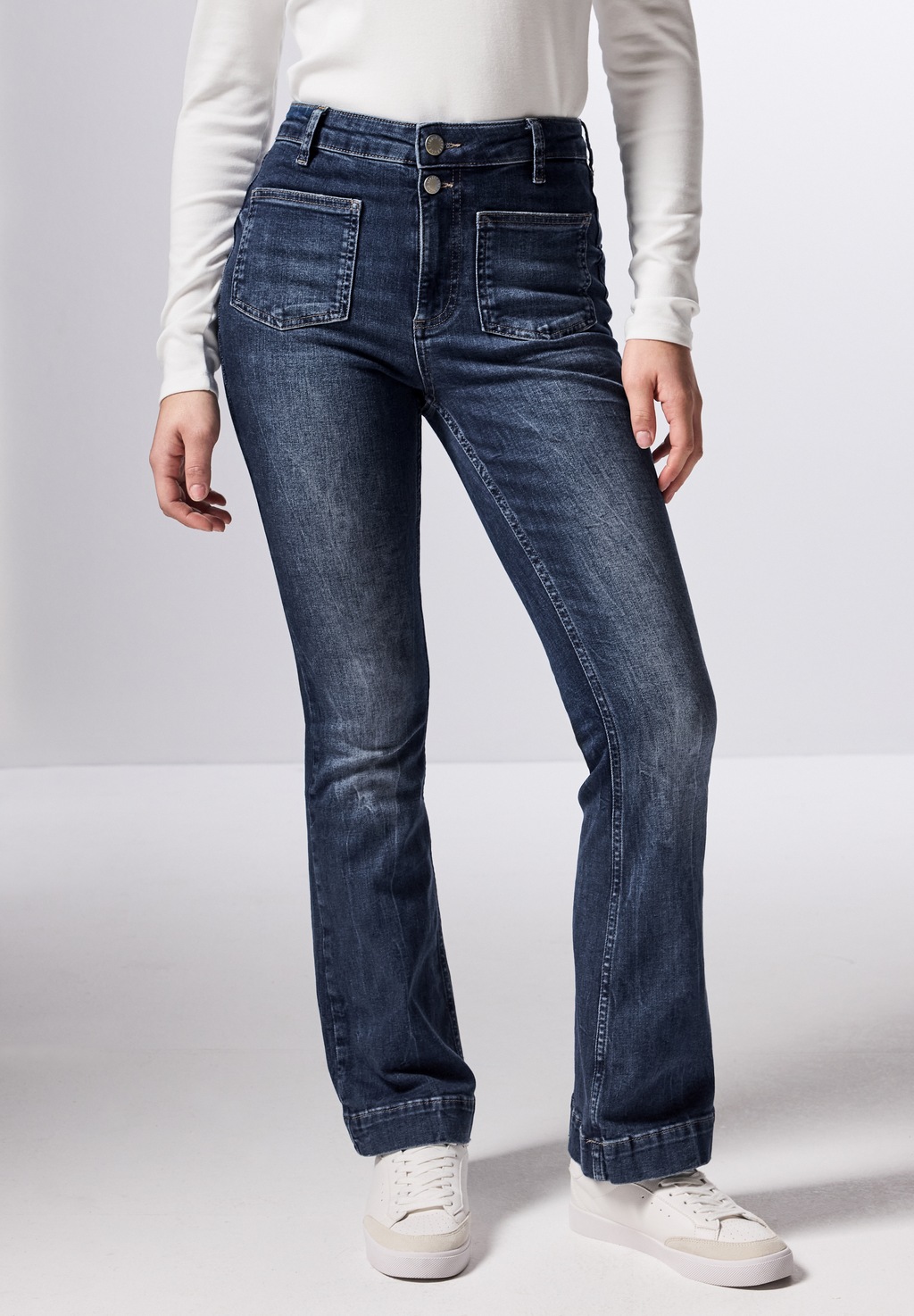 STREET ONE STUDIO Slim-fit-Jeans, High Waist günstig online kaufen