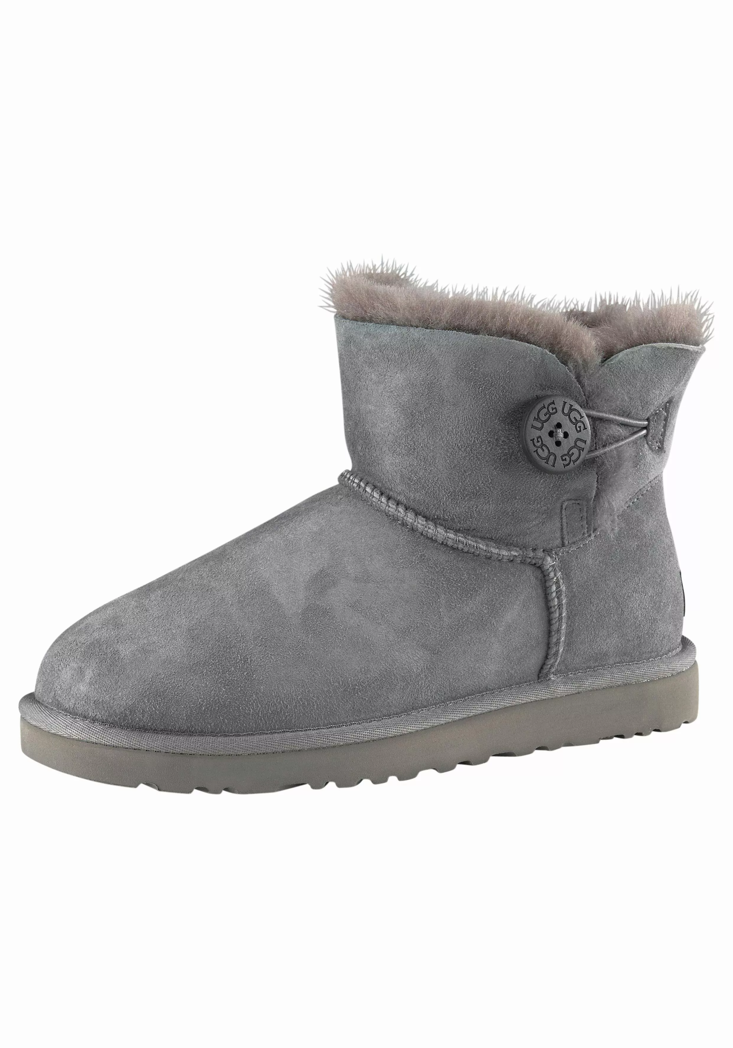 UGG Winterboots "Mini Bailey Button 2", mit tollem Logoknopf-Detail günstig online kaufen