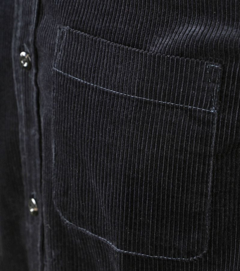 Scotch and Soda Solid Corduroy Hemd Schwarz - Größe XXL günstig online kaufen