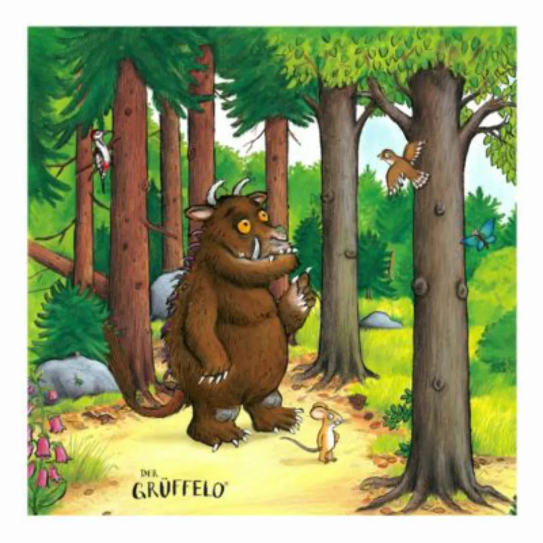 Bilderwelten Kindertapete Grüffelo - Waldspaziergang bunt Gr. 336 x 225 günstig online kaufen