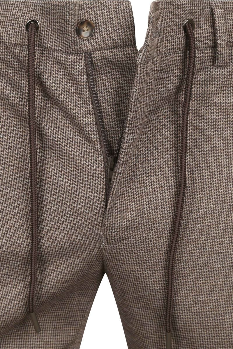 Suitable Das Pantalon Pied de Poule Braun - Größe 46 günstig online kaufen