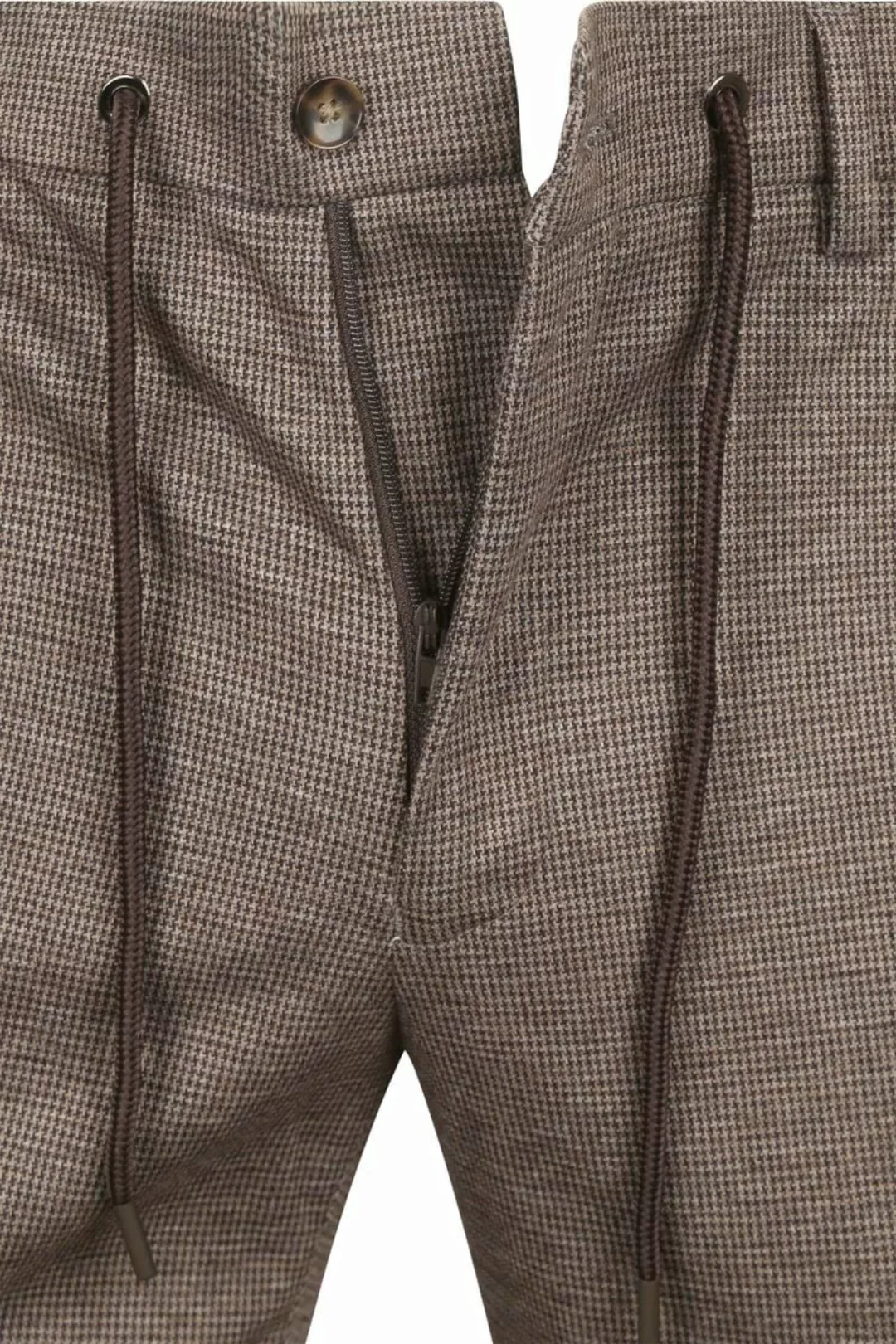 Suitable Das Pantalon Pied de Poule Braun - Größe 48 günstig online kaufen