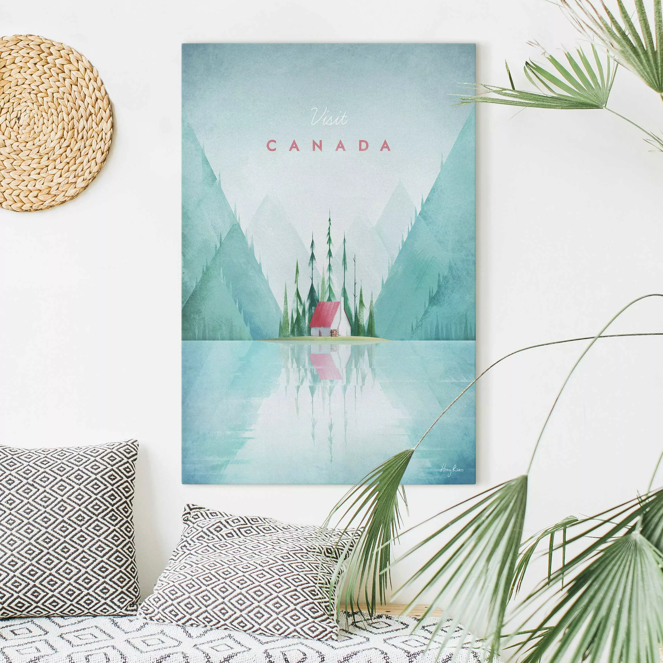 Leinwandbild Reiseposter - Canada günstig online kaufen