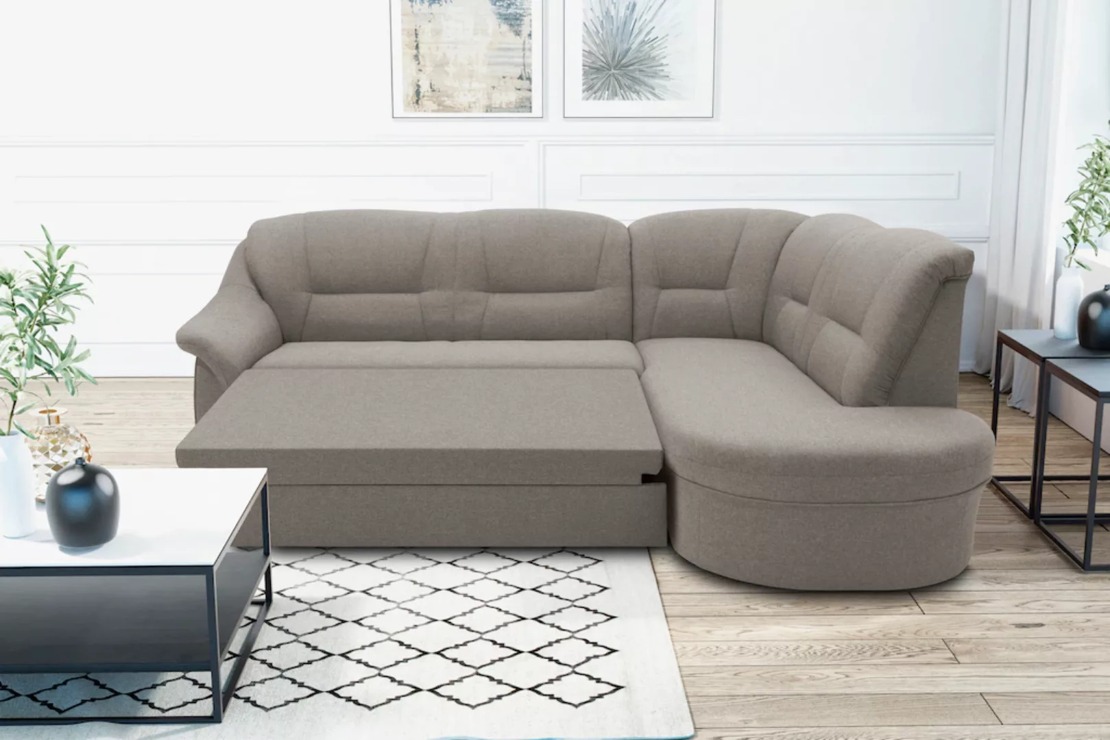 DOMO collection Ecksofa "Faenza L-Form", DOMO collection Ecksofa, mit Ottom günstig online kaufen