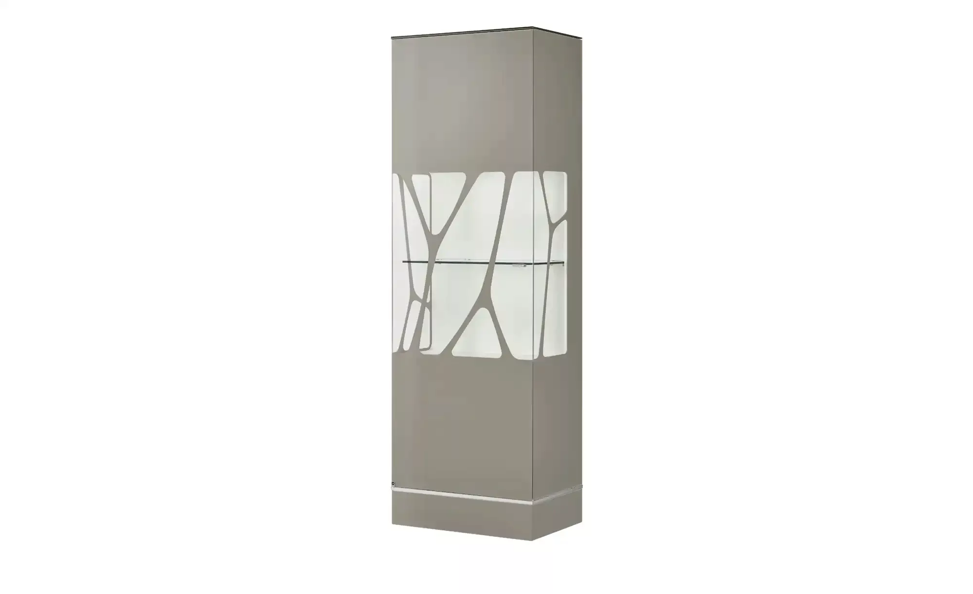 LEONARDO Vitrine  Cube ¦ braun ¦ Maße (cm): B: 63 H: 192 T: 42 Kommoden & S günstig online kaufen