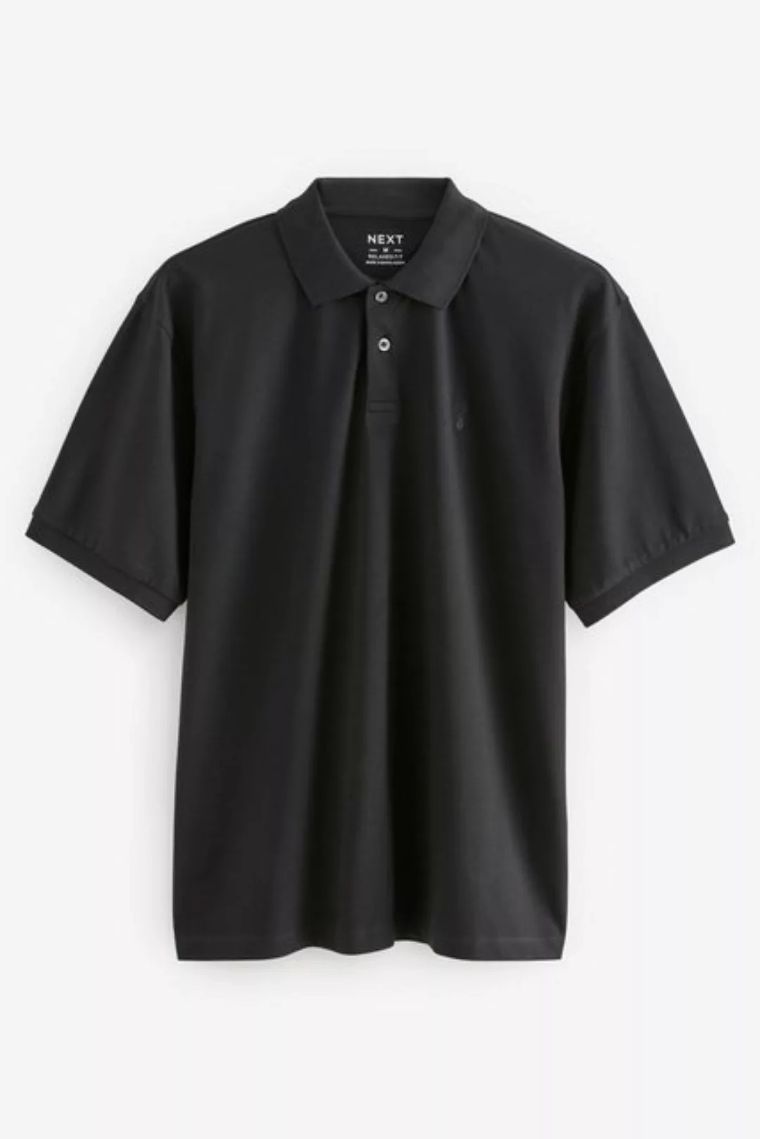 Next Poloshirt Kurzärmeliges Relaxed Fit Piqué-Poloshirt (1-tlg) günstig online kaufen