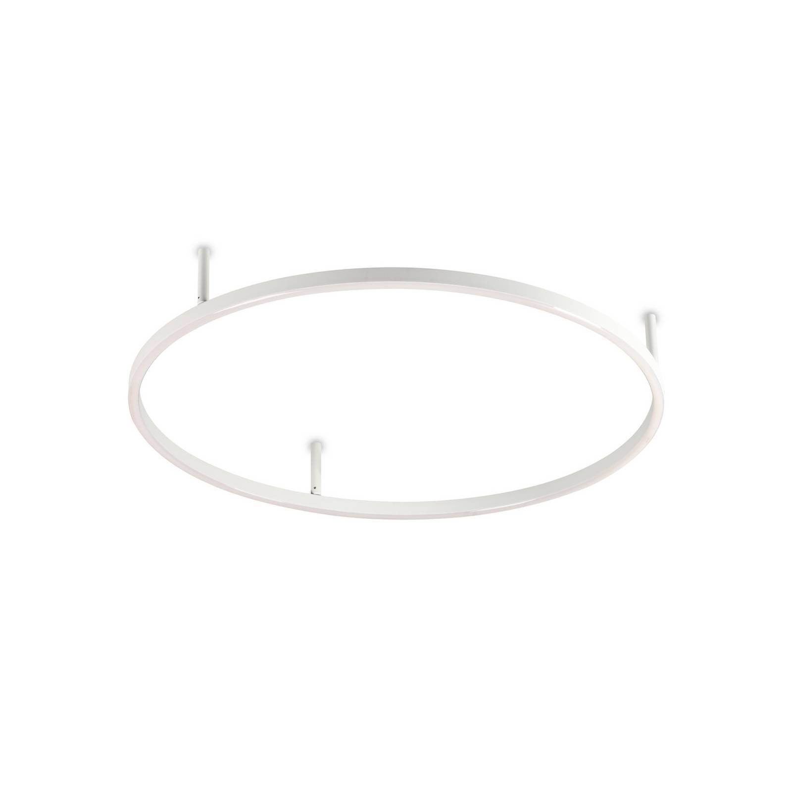 Ideal Lux LED-Deckenlampe Oracle Slim Ø 70 cm, weiß, 3.000 K günstig online kaufen