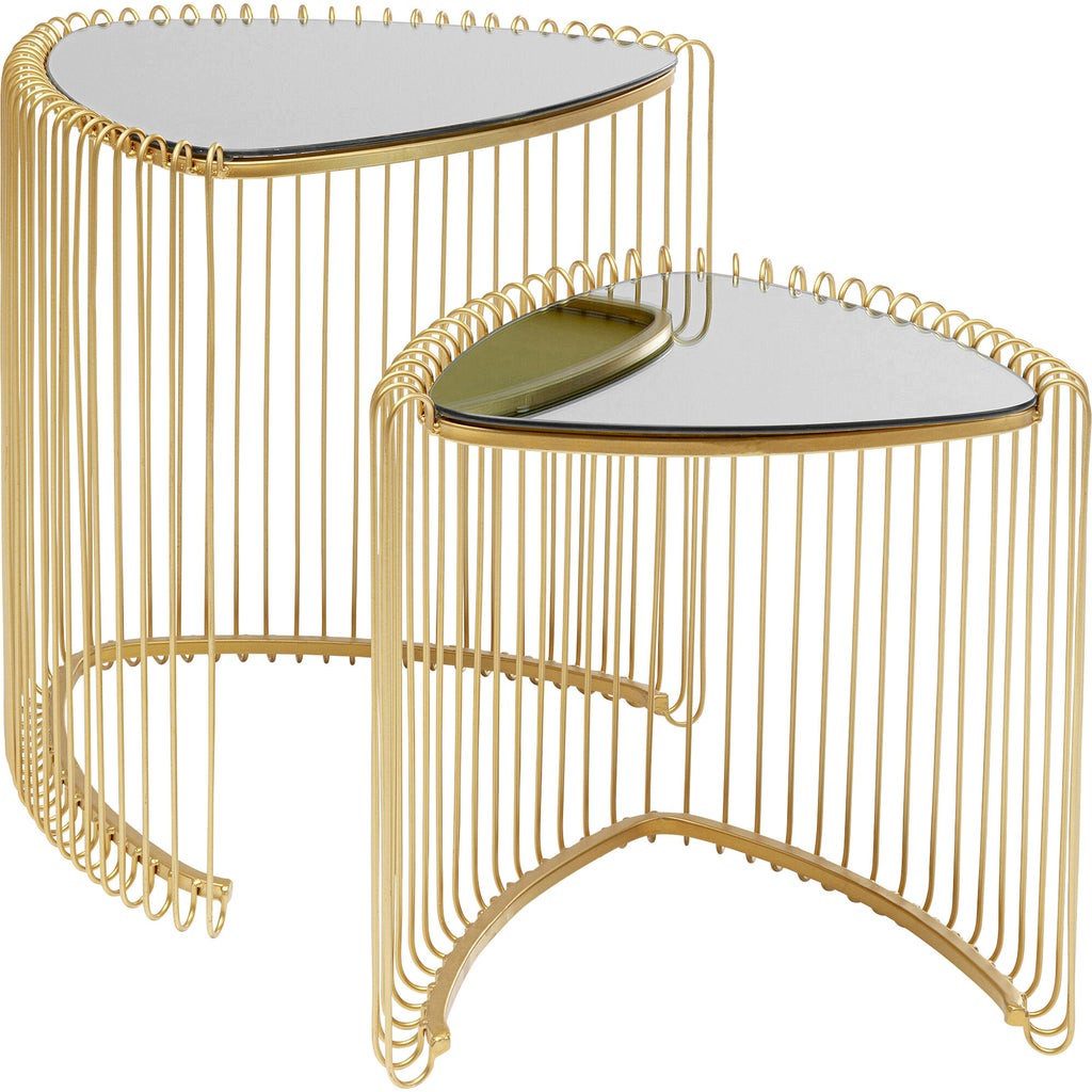 Kare Design Beistelltisch Wire (2er Set) günstig online kaufen