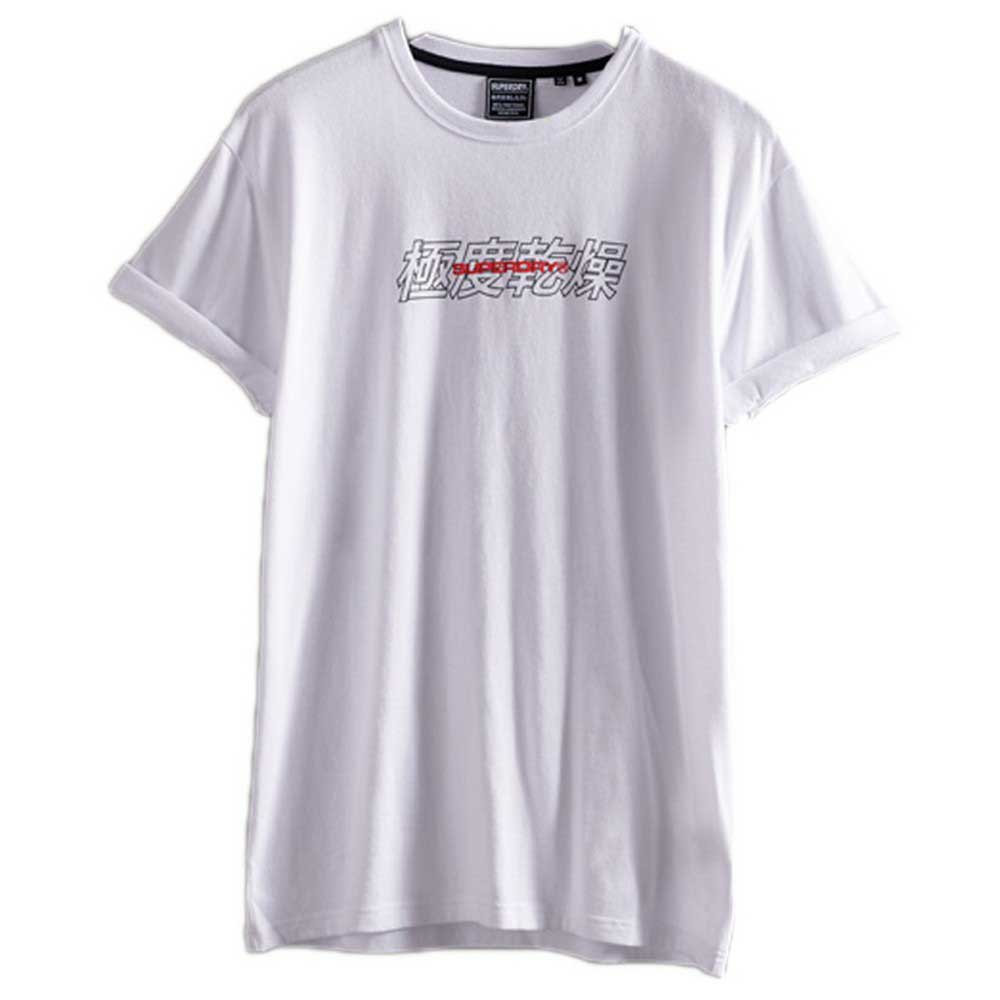 Superdry Japan Code Kurzarm T-shirt 2XL Optic / Optic günstig online kaufen